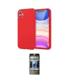 ieg™ iPhone 11 Kılıf Kozmos Yansıma Özel Seri - Siyah 34D Hayalet Izgaralı Cam