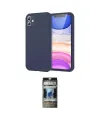 ieg™ iPhone 11 Kılıf Kozmos Yansıma Özel Seri - Siyah 34D Hayalet Izgaralı Cam
