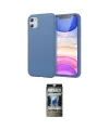 ieg™ iPhone 11 Kılıf Kozmos Yansıma Özel Seri - Siyah 34D Hayalet Izgaralı Cam