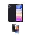 ieg™ iPhone 11 Kılıf Kozmos Yansıma Özel Seri - Siyah 3D Antistatik Mat Seramik Nano Ekran Koruyucu