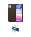 ieg™ iPhone 11 Kılıf Kozmos Yansıma Özel Seri - Siyah 3D Antistatik Seramik Nano Ekran Koruyucu