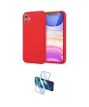 ieg™ iPhone 11 Kılıf Kozmos Yansıma Özel Seri - Siyah 3D Antistatik Seramik Nano Ekran Koruyucu