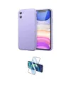 ieg™ iPhone 11 Kılıf Kozmos Yansıma Özel Seri - Siyah 3D Antistatik Seramik Nano Ekran Koruyucu