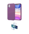 ieg™ iPhone 11 Kılıf Kozmos Yansıma Özel Seri - Siyah 3D Antistatik Seramik Nano Ekran Koruyucu