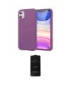 ieg™ iPhone 11 Kılıf Kozmos Yansıma Özel Seri - Siyah 6D Antistatik Mat Seramik Hayalet Nano Ekran Koruyucu
