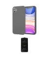 ieg™ iPhone 11 Kılıf Kozmos Yansıma Özel Seri - Siyah 6D Antistatik Mat Seramik Hayalet Nano Ekran Koruyucu