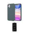 ieg™ iPhone 11 Kılıf Kozmos Yansıma Özel Seri - Siyah 6D Antistatik Mat Seramik Hayalet Nano Ekran Koruyucu
