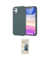 ieg™ iPhone 11 Kılıf Kozmos Yansıma Özel Seri - Siyah 6D Mat Seramik Hayalet Nano Ekran Koruyucu