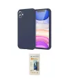 ieg™ iPhone 11 Kılıf Kozmos Yansıma Özel Seri - Siyah 6D Mat Seramik Hayalet Nano Ekran Koruyucu