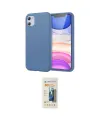 ieg™ iPhone 11 Kılıf Kozmos Yansıma Özel Seri - Siyah 6D Mat Seramik Hayalet Nano Ekran Koruyucu