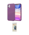 ieg™ iPhone 11 Kılıf Kozmos Yansıma Özel Seri - Siyah 6D Mat Seramik Hayalet Nano Ekran Koruyucu