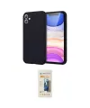 ieg™ iPhone 11 Kılıf Kozmos Yansıma Özel Seri - Siyah 6D Mat Seramik Hayalet Nano Ekran Koruyucu