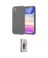 ieg™ iPhone 11 Kılıf Kozmos Yansıma Özel Seri - Siyah Bilvis 3D Cam Ekran Koruyucu