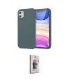ieg™ iPhone 11 Kılıf Kozmos Yansıma Özel Seri - Siyah Bilvis 3D Cam Ekran Koruyucu