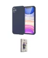 ieg™ iPhone 11 Kılıf Kozmos Yansıma Özel Seri - Siyah Bilvis 3D Cam Ekran Koruyucu