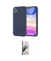 ieg™ iPhone 11 Kılıf Kozmos Yansıma Özel Seri - Siyah Bilvis 3D Mat Cam Ekran Koruyucu