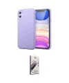 ieg™ iPhone 11 Kılıf Kozmos Yansıma Özel Seri - Siyah Bilvis 3D Mat Cam Ekran Koruyucu