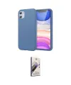 ieg™ iPhone 11 Kılıf Kozmos Yansıma Özel Seri - Siyah Bilvis 3D Mat Cam Ekran Koruyucu