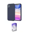 ieg™ iPhone 11 Kılıf Kozmos Yansıma Özel Seri - Siyah Bilvis 5in1 3D Magic Cam Ekran Koruyucu