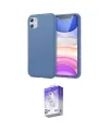ieg™ iPhone 11 Kılıf Kozmos Yansıma Özel Seri - Siyah Bilvis 5in1 3D Magic Cam Ekran Koruyucu
