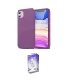 ieg™ iPhone 11 Kılıf Kozmos Yansıma Özel Seri - Siyah Bilvis 5in1 3D Magic Cam Ekran Koruyucu