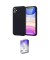 ieg™ iPhone 11 Kılıf Kozmos Yansıma Özel Seri - Siyah Bilvis 5in1 3D Magic Cam Ekran Koruyucu