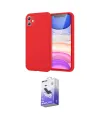 ieg™ iPhone 11 Kılıf Kozmos Yansıma Özel Seri - Siyah Bilvis 5in1 5D Magic Hayalet Cam Ekran Koruyucu