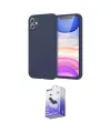 ieg™ iPhone 11 Kılıf Kozmos Yansıma Özel Seri - Siyah Bilvis 5in1 5D Magic Hayalet Cam Ekran Koruyucu