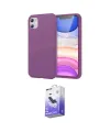 ieg™ iPhone 11 Kılıf Kozmos Yansıma Özel Seri - Siyah Bilvis 5in1 5D Magic Hayalet Cam Ekran Koruyucu