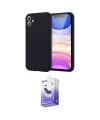 ieg™ iPhone 11 Kılıf Kozmos Yansıma Özel Seri - Siyah Bilvis 5in1 5D Magic Hayalet Cam Ekran Koruyucu