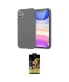 ieg™ iPhone 11 Kılıf Kozmos Yansıma Özel Seri - Siyah Buffer Cam Ekran Koruyucu