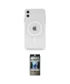 ieg™ iPhone 11 Kılıf Kutup Klasik Serisi - Siyah 34D Hayalet Izgaralı Cam