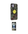 ieg™ iPhone 11 Kılıf Nova Doku Koleksiyonu - Siyah 34D Hayalet Izgaralı Cam