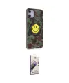 ieg™ iPhone 11 Kılıf Nova Doku Koleksiyonu - Siyah Bilvis 3D Mat Cam Ekran Koruyucu