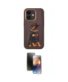 ieg™ iPhone 11 Kılıf Nova Form Koleksiyonu - Siyah 3D Antistatik Mat Seramik Nano Ekran Koruyucu