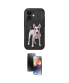 ieg™ iPhone 11 Kılıf Nova Form Koleksiyonu - Siyah 3D Antistatik Mat Seramik Nano Ekran Koruyucu