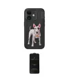 ieg™ iPhone 11 Kılıf Nova Form Koleksiyonu - Siyah 6D Antistatik Mat Seramik Hayalet Nano Ekran Koruyucu
