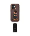 ieg™ iPhone 11 Kılıf Nova Form Koleksiyonu - Siyah 6D Antistatik Mat Seramik Hayalet Nano Ekran Koruyucu