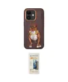 ieg™ iPhone 11 Kılıf Nova Form Koleksiyonu - Siyah 6D Mat Seramik Hayalet Nano Ekran Koruyucu
