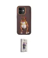ieg™ iPhone 11 Kılıf Nova Form Koleksiyonu - Siyah Bilvis 3D Cam Ekran Koruyucu