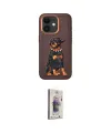 ieg™ iPhone 11 Kılıf Nova Form Koleksiyonu - Siyah Bilvis 3D Cam Ekran Koruyucu
