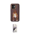 ieg™ iPhone 11 Kılıf Nova Form Koleksiyonu - Siyah Bilvis 3D Mat Cam Ekran Koruyucu