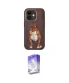 ieg™ iPhone 11 Kılıf Nova Form Koleksiyonu - Siyah Bilvis 5in1 3D Magic Cam Ekran Koruyucu