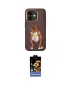 ieg™ iPhone 11 Kılıf Nova Form Koleksiyonu - Siyah Buffer Hayalet Cam Ekran Koruyucu