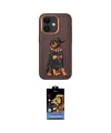 ieg™ iPhone 11 Kılıf Nova Form Koleksiyonu - Siyah Buffer Hayalet Cam Ekran Koruyucu