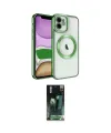 ieg™ iPhone 11 Kılıf Nova Işık Özel Seri - Şeffaf 360 Full Body Arka Koruyucu