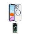 ieg™ iPhone 11 Kılıf Nova Işık Özel Seri - Şeffaf 360 Full Body Arka Koruyucu