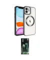 ieg™ iPhone 11 Kılıf Nova Işık Özel Seri - Şeffaf 360 Full Body Arka Koruyucu