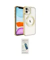 ieg™ iPhone 11 Kılıf Nova Işık Özel Seri - Şeffaf Pasifik Cam Ekran Koruyucu