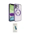 ieg™ iPhone 11 Kılıf Nova Işık Özel Seri - Şeffaf Pasifik Cam Ekran Koruyucu